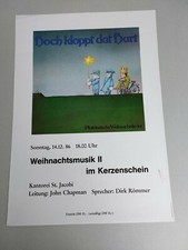 Plakat Hoch kloppt dat Hart