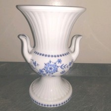 Vase mit Henkel Seltmann Weiden Bayrisch blau  16 cm hoch -Top Zustand-