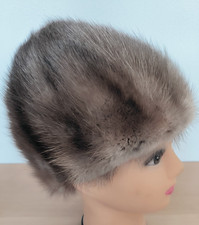 Damen Pelz Mütze Edel