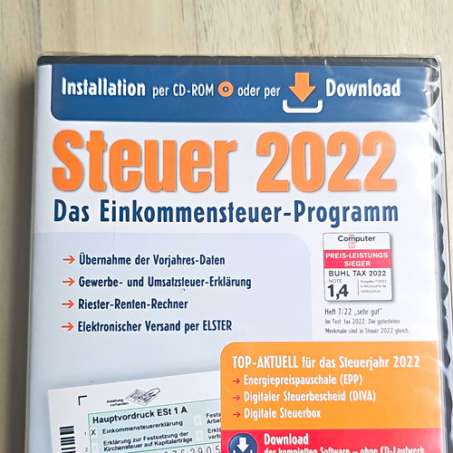 Buhl steuer 2022 neu - steuer, ovp