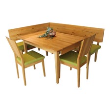 Schösswender Eckbankgruppe Tisch Risseiche Samtöl 1 Eckbank 2 Stühle