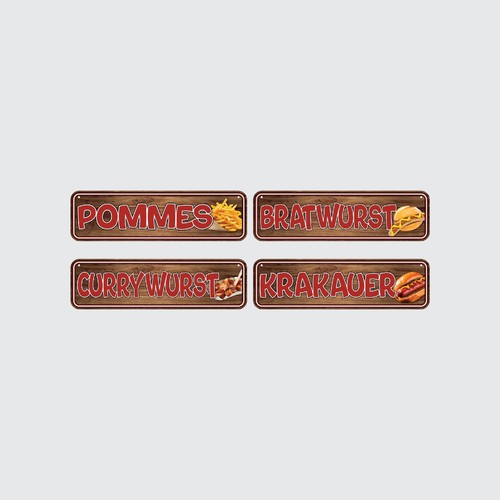 Imbiss bratwurst 4er set - 4er,