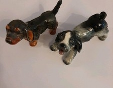 GOEBEL zwei Hunde Figuren