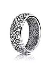 PANDORA Damen Ring ? 925 Silber Arabesques Spitzenband Rarität selten ? Gr. 58
