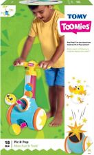 TOMY Spielzeug TE71161C2 Pic 'n' Pop  Schiebefigur mit Ball-Kanone Lauflernhilfe