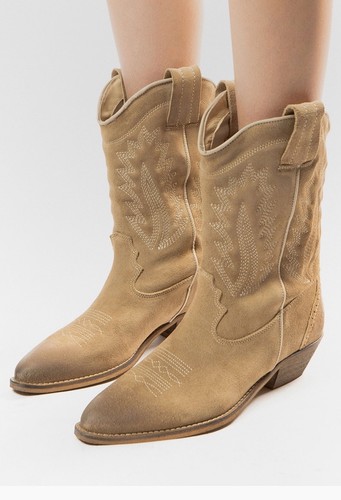 Cowboy boots beige sacha - cowboy,