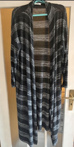 Langer weicher cardigan mantel - langer,