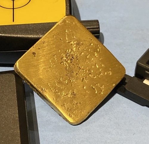 Goldbarren 109g aus schrott - aus,