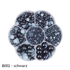 Halbperlen Box mit 2820 Perlen in den Größen 2-10mm in 22 verschiedenen Farben