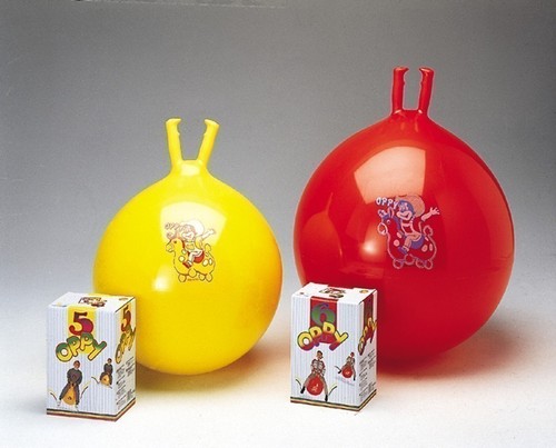Hüpfball oppy rot 60 cm - hüpfball,