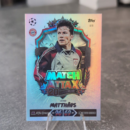 Topps match attax - match, lothar