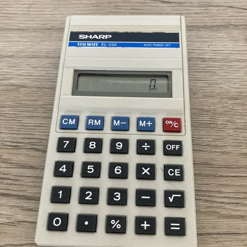 Sharp taschenrechner 230 - sharp,