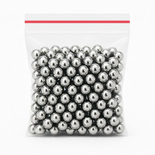 50x 6mm Stahlkugel verchromt