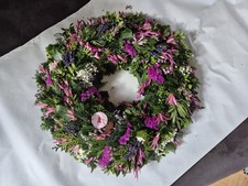 Kranz DEKO Rosa Weiß pink