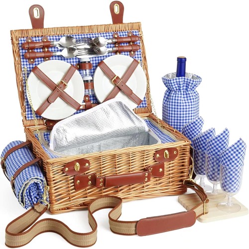 Picknickkorb set für - picknickkorb,