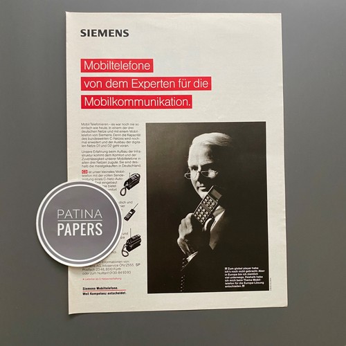 1992 siemens mobiltelefone - 1992,