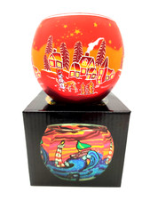 Leuchtglas Winter Village