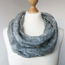 Neu Schlauchschal Blumen Loop