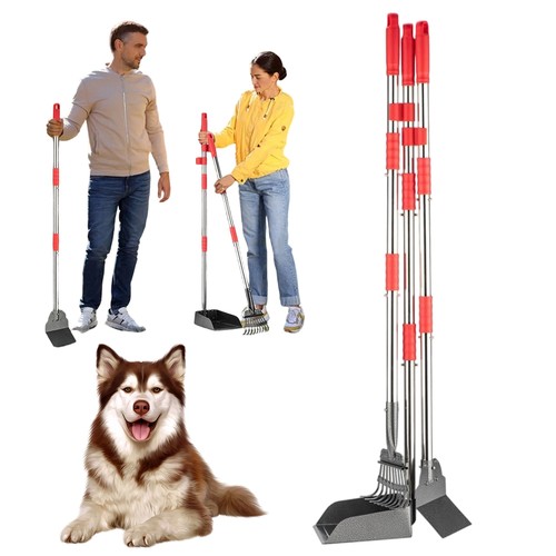 Hundekot aufsammler mit rechen - mit,