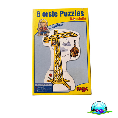 Haba kinderpuzzle baustelle - -,