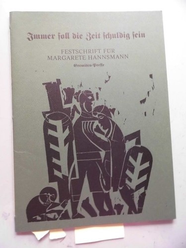 Immer soll die zeit schuldig - soll,