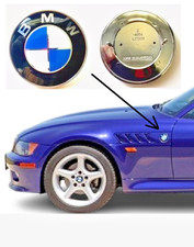 BMW Z3 Seitengrill-Kotflügel-Emblem, 78 mm, Logo-Abzeichen, rund, 51141970248