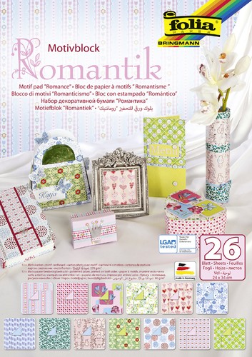 Folia motivblock romantik - folia,