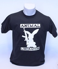 ANIMAL LIBERATION RABBIT  T-SHIRT (Größen S-5XL)