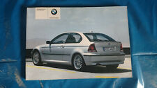 BMW 3er E46 Compact Betriebsanleitung 316ti 318ti 325ti 318td 320td
