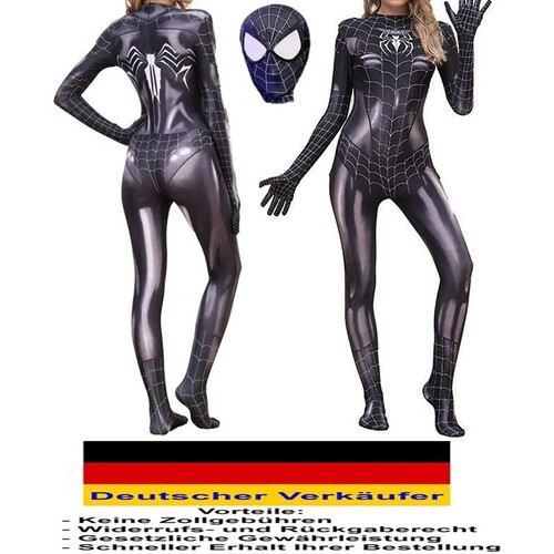 Damen kostüm spider girl - damen,