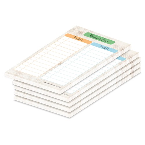 Pricaro einkaufsliste pastel - einkaufsliste, "pastel"