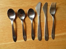 6 x Besteckteile Lufthansa Fluggesellschaft Vintage