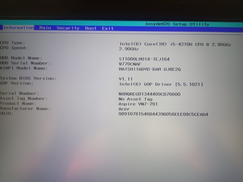 Acer nitro vn7 791g - -,