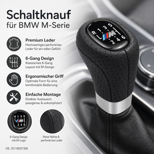 Gang schaltknauf sport - schaltknauf, m-sport