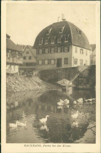 Ansichtskarte backnang partie - ansichtskarte,