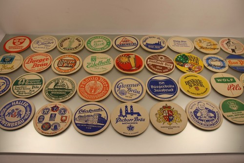 Konvolut alte bierdeckel - alte, 36