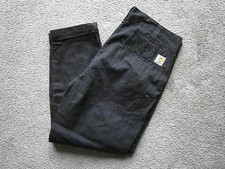 Carhartt WIP Black Cargo Pants Men's, 32/32