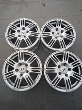 4 Aluminiumfelgen KBA 48417 für z.B. Hyundai i30 6Jx15H2 ET48 LK5X114