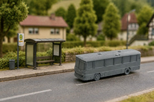 Spur bus oldtimer maßstab - z, oldtimer,