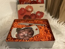 Geschenkbox Rösle, Apfelteiler, Obstmesser und Schneidebrett Neu