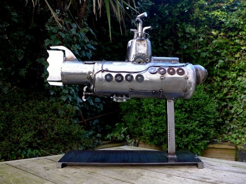Gelbe boot tischlampe - gelbe,