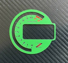 Tachoscheibe passend für Kawasaki Z1000 03-06 Gauge Ninja grün Drehzahlmesser
