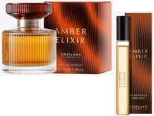 ORIFLAME Amber Elixir Eau de Parfum for Her, 50ml - 150ml /minispray 8ml variant