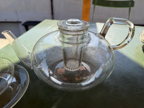 Alte teekanne glas jena therm - teekanne,