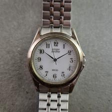 Elegante Damen Uhr Citizen Eco-Drive mit Metallgliederarmband