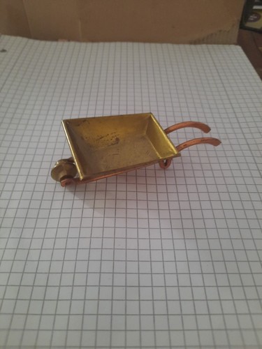 Vintage messing schubkarre - vintage,