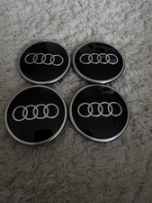 4x Audi Radnabendeckel schwarz