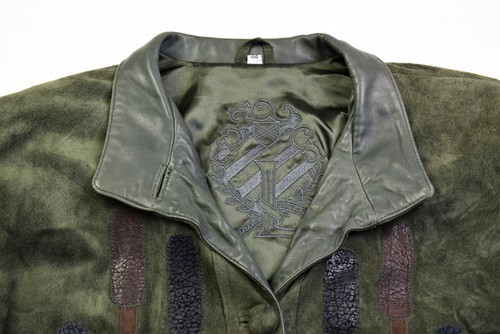 Leder jacke leather jacket - jacke,