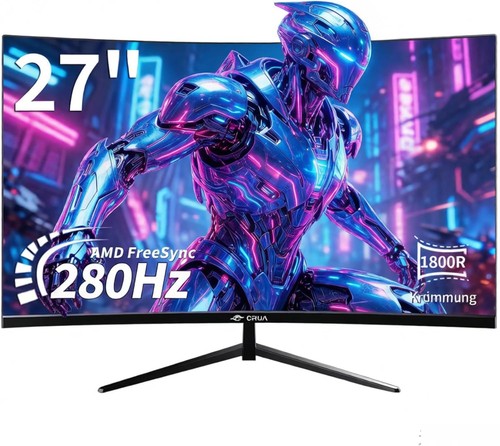Crua curved gaming monitor - curved, 27