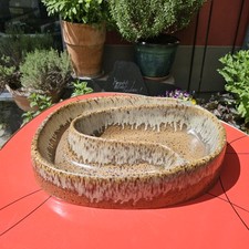 XXL 60er Keramik Fat Lava Flower Pot Pottery Blumenschale  WGP Planter Schale
